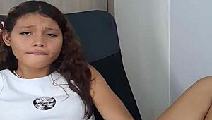 Woman 18 Teases Pussy with Dildo in Anime Hentai