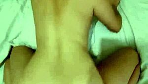 Young babe gets her tight ass pounded and filled with cum