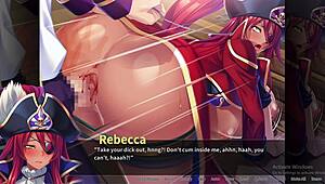 Pirate-Booty And The Bukkake Buccaneer Rebecca H Scene 1