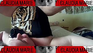 amateur says, 'watch me stuff panties deep in her pussy?'