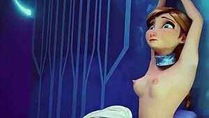 冷天动漫大屁股妹子热身狂干