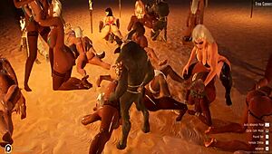 3D动漫野生动物群交狂欢