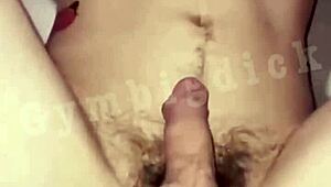 Couple explores bareback fucking in homemade scene