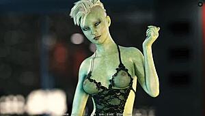 Lesbian Assfuck Orgy in 3D Cartoon Sex