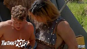 i watched the gods battle turn into a wild orgy with tyler berg and malik delgaty