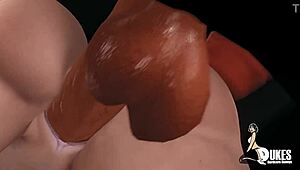 Boss lady trades her body for product, getting slammed hard by monster cock like a cheap bitch.