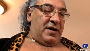 Maid Gets Assfucked by Old Rich Man!