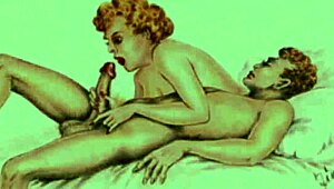 Look at this vintage erotic illustration