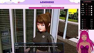 hey, vtuber lewdneko is playing harem hotel with bdsm creampie and anal bunny fun