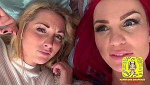 Pina Popp and Amy Starr licking each other's tits