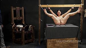 helpless fat bbw girl gets soles whipped