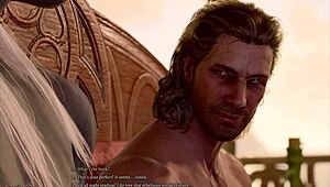 baldur's gate 3 naked gale romance gay sex scene