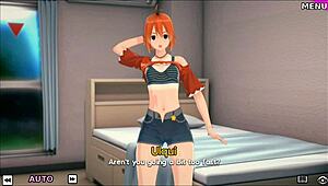 Amy says, 'This harem class is special for my first date.'