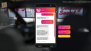 This teacher with big tits and ass heats up the summer with intense fucking.