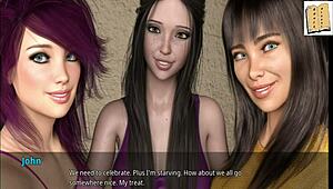 so, wvm 19 has cheerleaders welcoming john with their big assets on display.