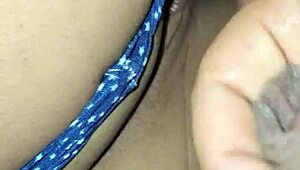 latina teen with big tits masturbates, squirting and getting creampie in anal fetish game