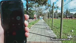 Hot Latina Chick Picked Up From The Street For Hardcore Blowjob Casting