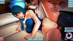 Honey Select - Sarutobi Yuuki 3D Blue Haired Beauty