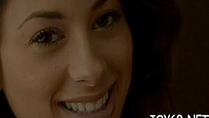 This legal age teen babe loves fingering her tight pussy with dildos and toys, nude and sexy 😍