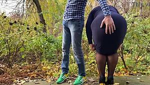 Curvy Mother-in-Law Wears Stockings Just for Me