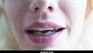 Switch awakening with big tits and shaved pussy!