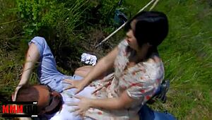 i had redneck nasty sex with a babe pornstar deepthroating outdoor