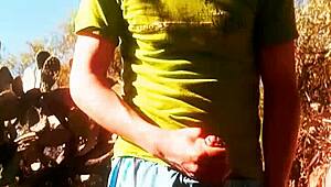 Boy Feels Intense Pleasure While Masturbating Alone in His Room