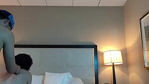 A sexy petite woman gets fucked in this scene