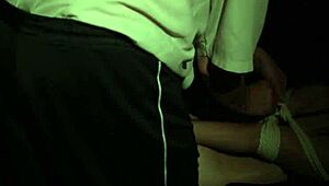 索菲硬核晚间白棉绳捆绑第一部