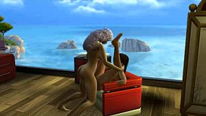 Seraphina meets the neighbor