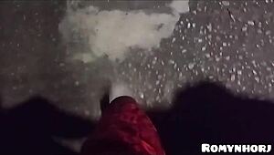 Latina pornstar picked up on Rio street, fucked hard without condom, creampie