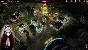 Steps Of Debauchery 10: Brunette In College Skirt With No Panties Under The Desk In Public Brothel