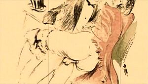 Look at this vintage erotic illustration