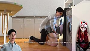 Apocalust 6 - Mother-In-Law Cosplay in Porn Game with Big Cock