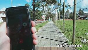 Hot Latina Chick Picked Up From The Street For Hardcore Blowjob Casting