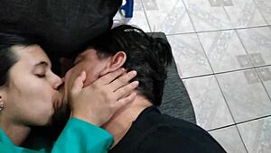 the old man rolls a lot of delicious action with the young nymph in amateur fun