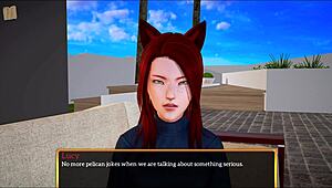 My New Family With Redhead And Brunette Showing Small Tits