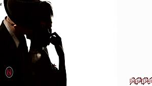 Mile High Club By King Noire With Ripped Clothes And Ebony Striptease At Night Club