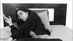 Colombian ladyboy cums on cam