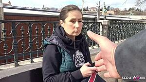 German Scout - Lara Fox Seduced to Bang at Pickup Casting