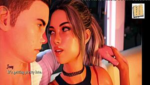 Explore the chick route in Being a DIK game