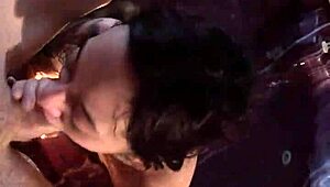 i suck my man's big cock in the hot tub