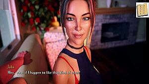 Explore the chick route in Being a DIK game