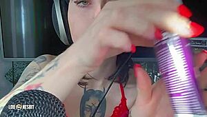 lou nesbit和lia louise玩具静音撸管ASMR😌