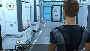 stranded in space 134, busty ebony bride is totally pissed at me.