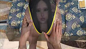 Specific deepthroat scene in WVM 26 featuring a hot brunette with big tits in 3D anime