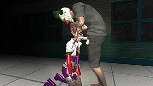 Harley performs deepthroat and receives facial in xray version