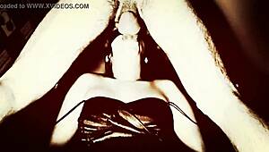 retro scene with deepthroat and anal pounding action