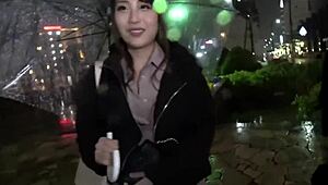 Check Out This Stunning Japanese Babe Bent Over for Wild Action