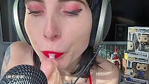 lou nesbit和lia louise玩具静音撸管ASMR😌